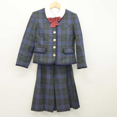 【中古】秋田県 大館桂高等学校/旧制服 女子制服 5点 (ブレザー・シャツ・ベスト・スカート) sf045624