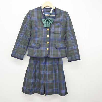 【中古】秋田県 大館桂高等学校/旧制服 女子制服 4点 (ブレザー・ベスト・スカート) sf045627