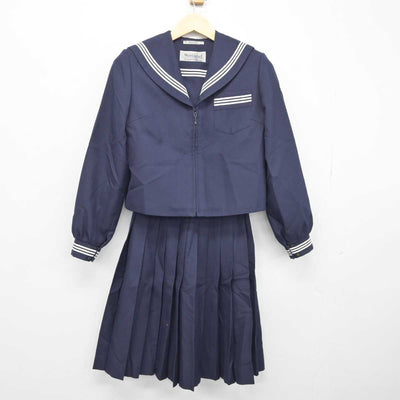 【中古】富山県 速星中学校  女子制服 2点 (セーラー服・スカート) sf045639