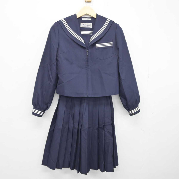 【中古】富山県 速星中学校 女子制服 2点 (セーラー服・スカート) sf045639 | 中古制服通販パレイド