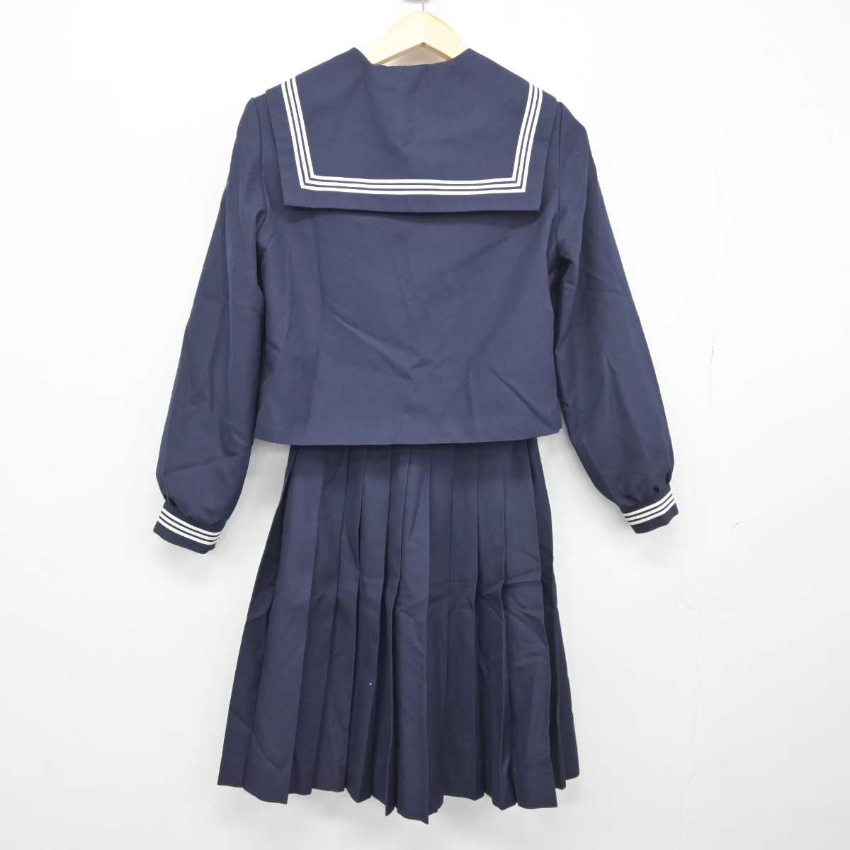 【中古】富山県 速星中学校  女子制服 2点 (セーラー服・スカート) sf045639