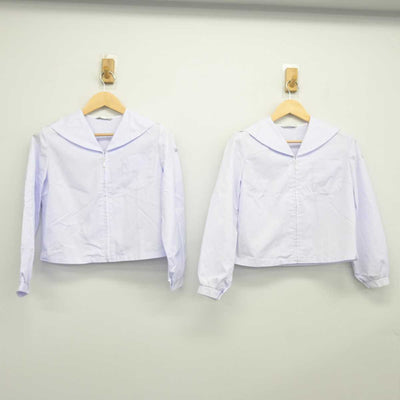 【中古】富山県 速星中学校  女子制服 3点 (セーラー服・スカート) sf045640