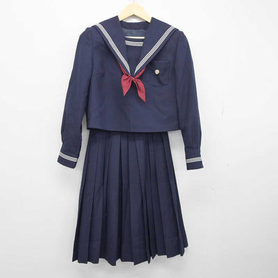 【中古】北海道 遺愛女子高等学校 女子制服 5点 (ブレザー・セーラー服・スカート) sf045641