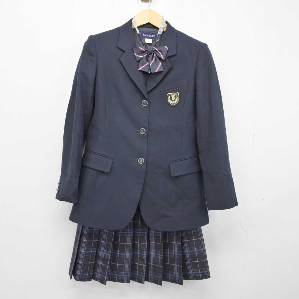 【中古】神奈川県 柏木学園高等学校 女子制服 4点 (ブレザー・ニット・スカート) sf045644