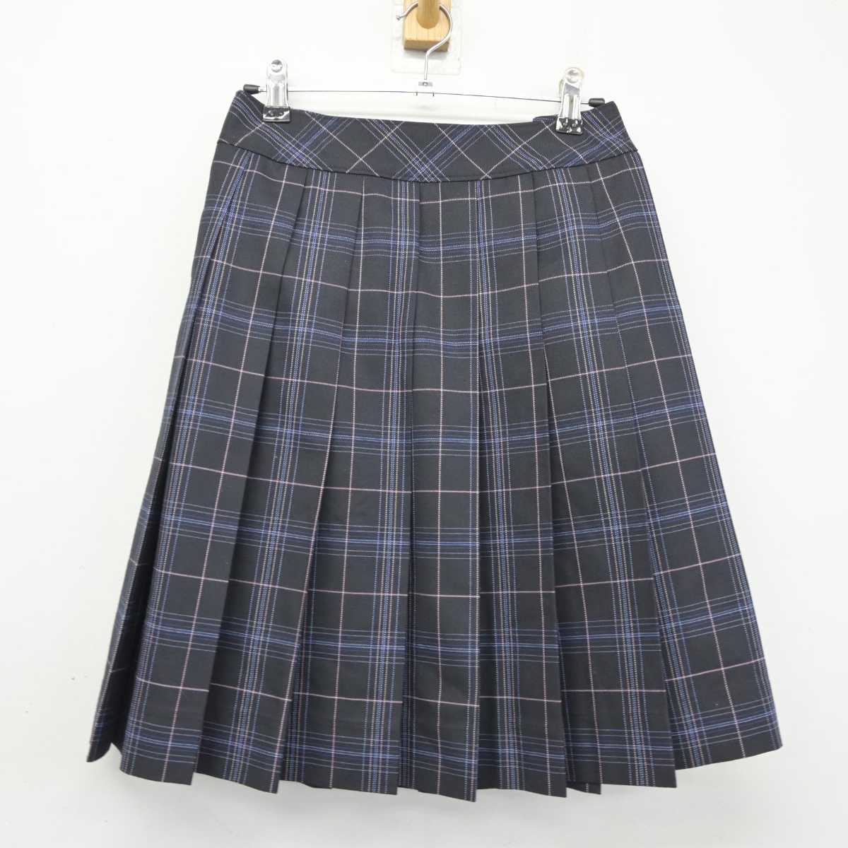 【中古】神奈川県 柏木学園高等学校 女子制服 4点 (ブレザー・ニット・スカート) sf045644