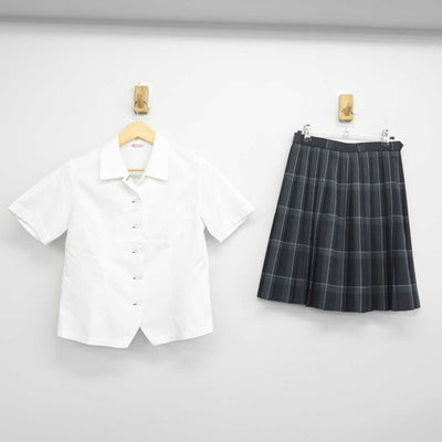 【中古】東京都 飛鳥高等学校 女子制服 2点 (シャツ・スカート) sf045653