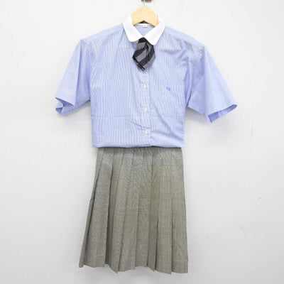 【中古】東京都 東京成徳大学高等学校 女子制服 4点 (シャツ・ニットベスト・スカート) sf045654