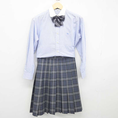 【中古】東京都 東京成徳大学高等学校 女子制服 5点 (ブレザー・シャツ・ニットベスト・スカート) sf045655