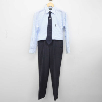 【中古】福岡県 柳川高等学校 男子制服 6点 (ブレザー・シャツ・ズボン) sf045656