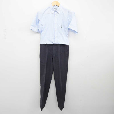 【中古】福岡県 柳川高等学校 男子制服 2点 (シャツ・ズボン) sf045657