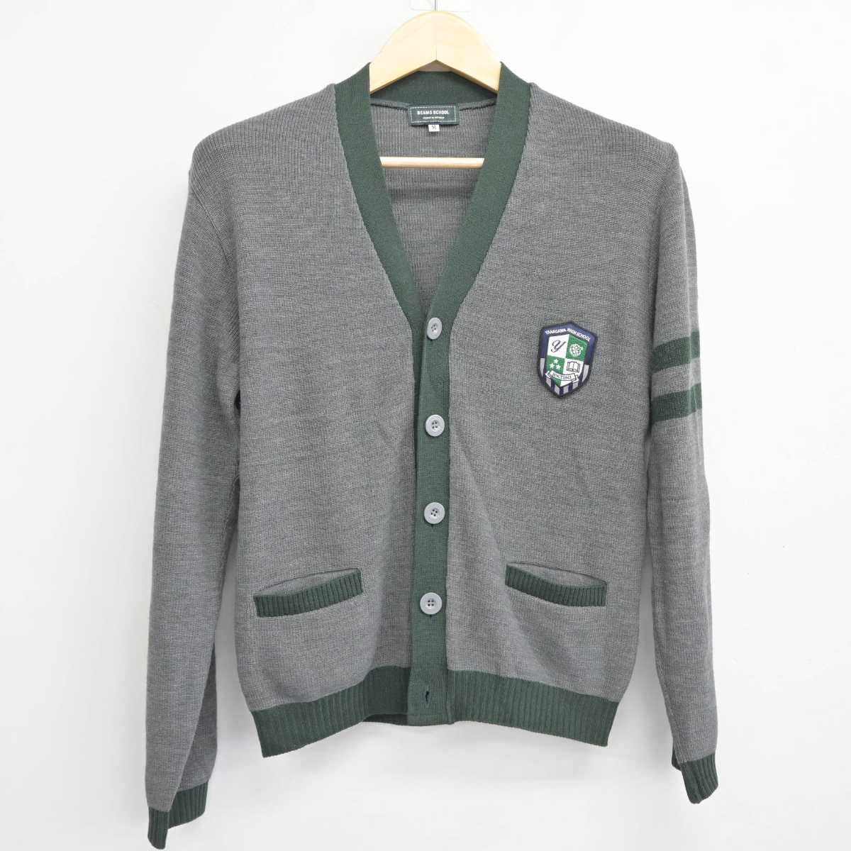 【中古】福岡県 柳川高等学校 男子制服 2点 (シャツ・ニット) sf045658