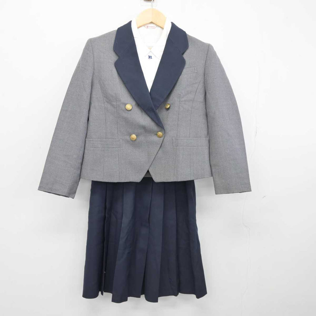 【中古】群馬県 新島学園中学校 女子制服 4点 (ブレザー・シャツ・スカート) sf045660 | 中古制服通販パレイド