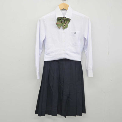 【中古】香川県 琴平高等学校 女子制服 4点 (ブレザー・シャツ・スカート) sf045663