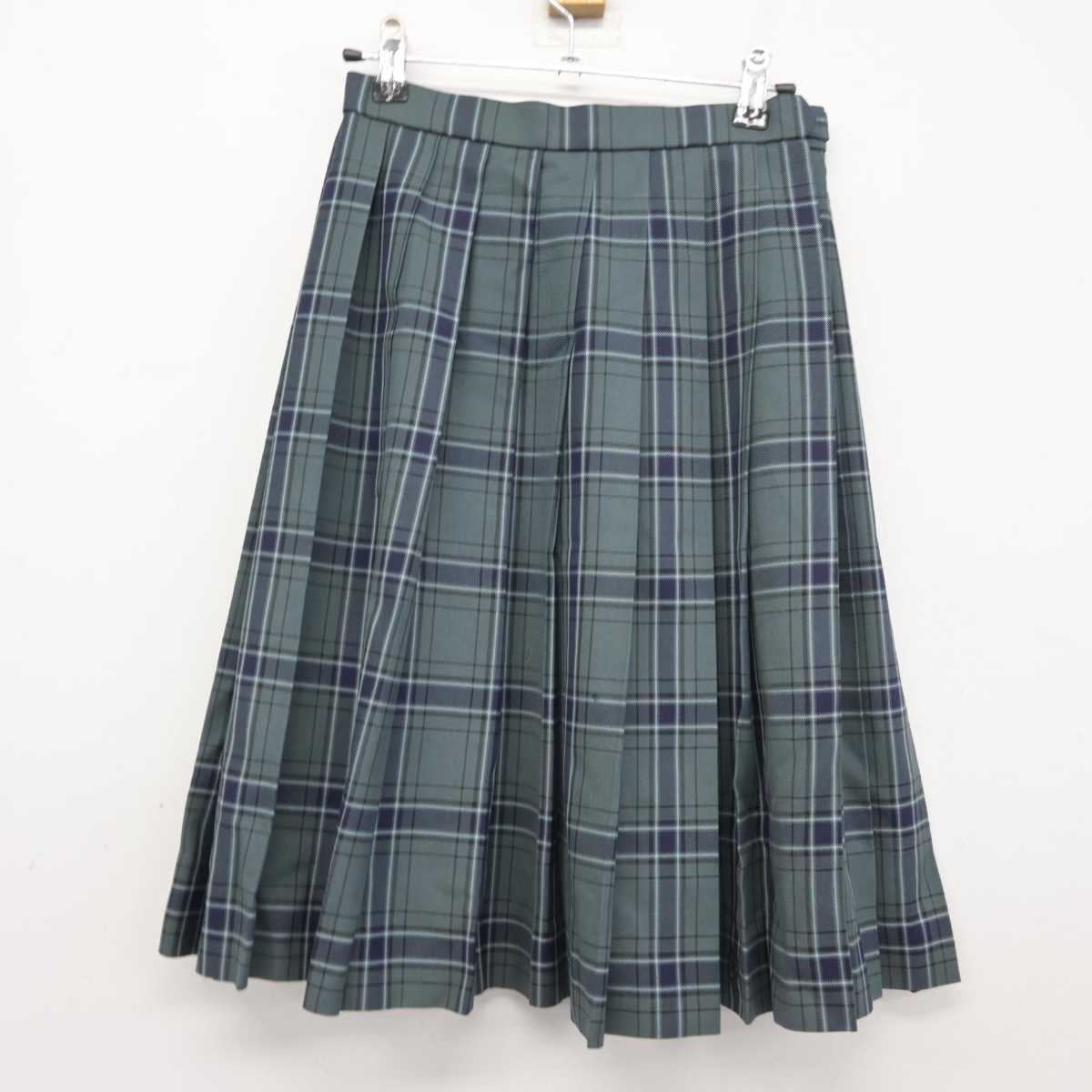 【中古】香川県 津田高等学校 女子制服 4点 (ブレザー・シャツ・ニット・スカート) sf045664