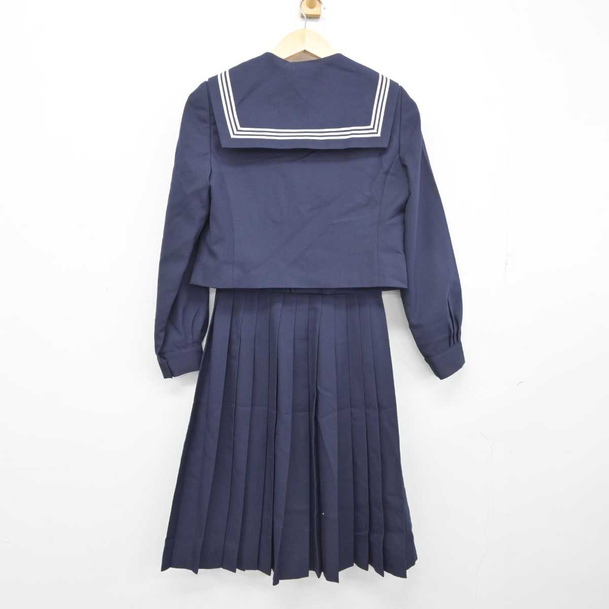 【中古】愛知県 丹陽中学校 女子制服 3点 (セーラー服・スカート) sf045667