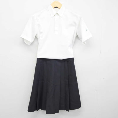 【中古】北海道 札幌藻岩高等学校 女子制服 3点 (シャツ・スカート) sf045668