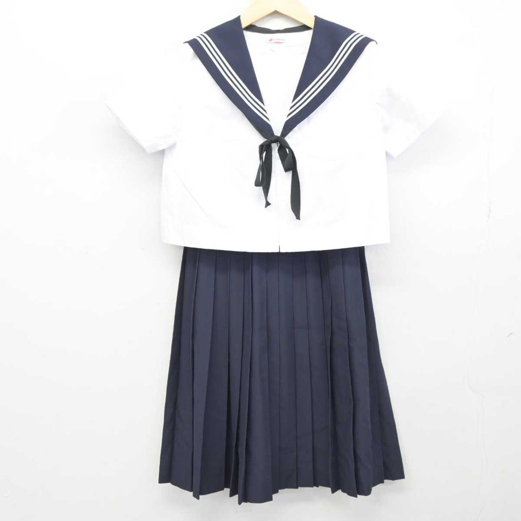 中古】愛知県 丹陽中学校 女子制服 4点 (セーラー服・スカート