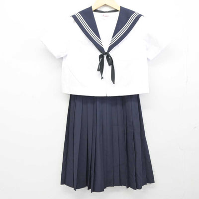 【中古】愛知県 丹陽中学校 女子制服 4点 (セーラー服・スカート) sf045673