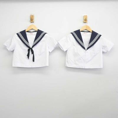 【中古】愛知県 丹陽中学校 女子制服 4点 (セーラー服・スカート) sf045673