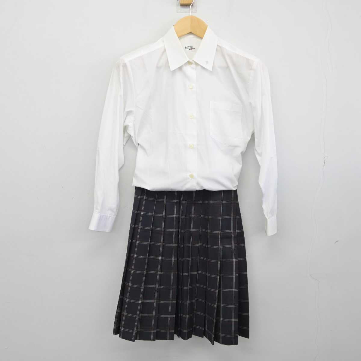 【中古】東京都 東京家政大学附属女子中学校・高等学校 女子制服 3点 (ブレザー・シャツ・スカート) sf045676