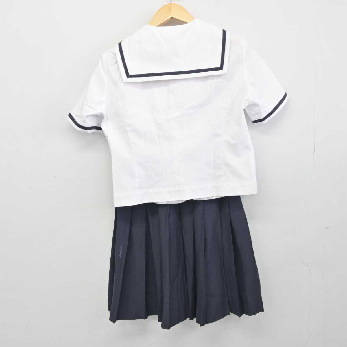 【中古】東京都 東京家政大学附属女子中学校・高等学校 女子制服 3点 (セーラー服・スカート) sf045677