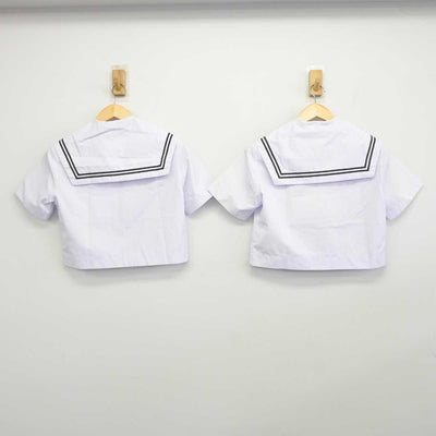 【中古】愛知県 足助中学校 女子制服 2点 (セーラー服) sf045680