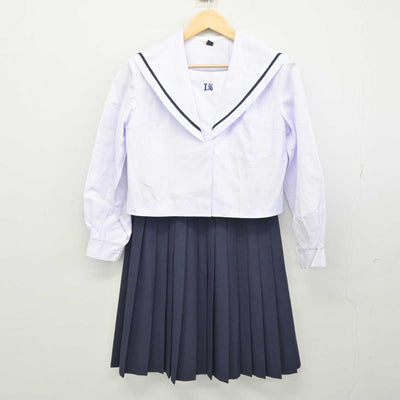 【中古】大阪府 一丘中学校 女子制服 2点 (セーラー服・スカート) sf045682