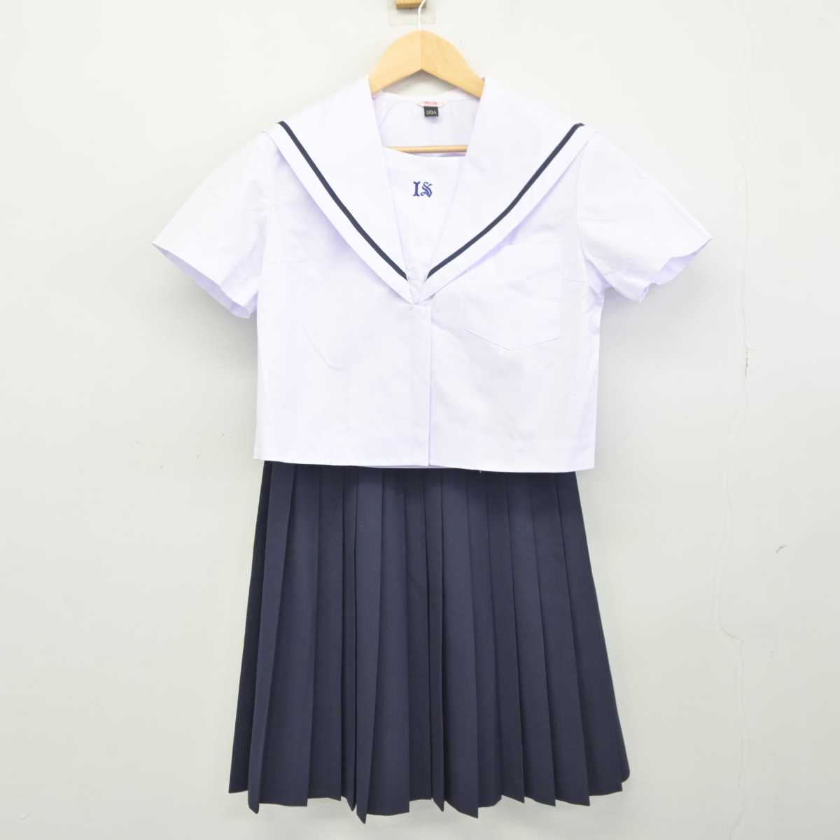 【中古】大阪府 一丘中学校 女子制服 2点 (セーラー服・スカート) sf045682