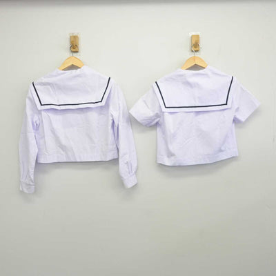 【中古】大阪府 一丘中学校 女子制服 2点 (セーラー服・スカート) sf045682