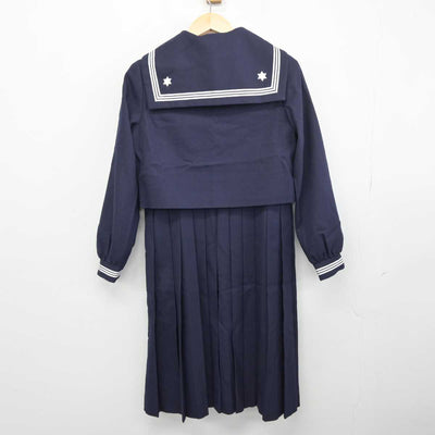 【中古】福岡県 修猷館高等学校 女子制服 3点 (セーラー服・ジャンパースカート) sf045684