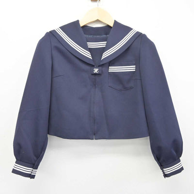 【中古】 学校名不明 女子制服 2点 (セーラー服・スカート) sf045695