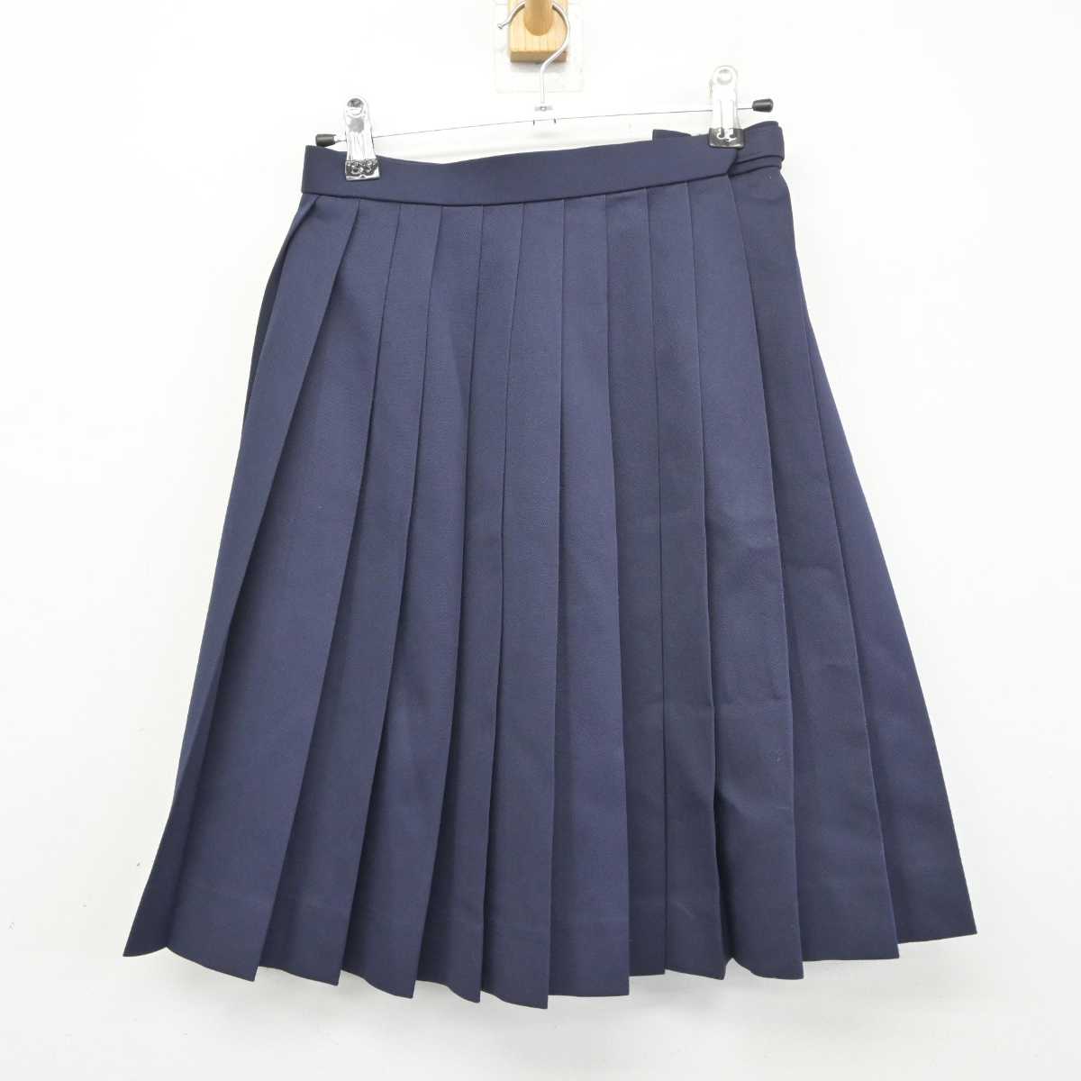 【中古】 学校名不明 女子制服 2点 (セーラー服・スカート) sf045695