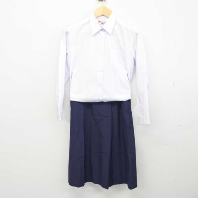 【中古】神奈川県 相陽中学校 女子制服 2点 (シャツ・スカート) sf045698