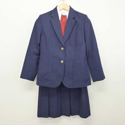 【中古】神奈川県 相陽中学校 女子制服 4点 (ブレザー・シャツ・スカート) sf045699