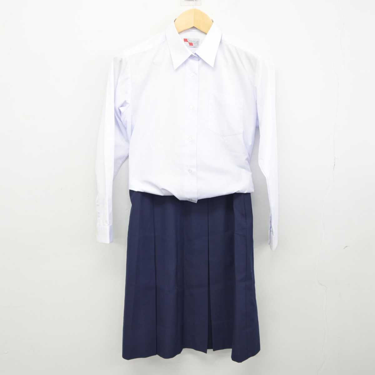 【中古】神奈川県 相陽中学校 女子制服 4点 (ブレザー・シャツ・スカート) sf045699