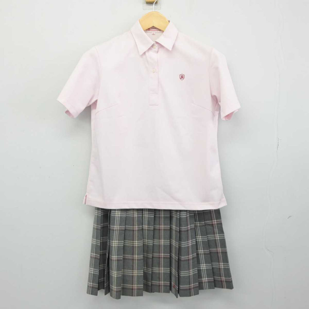 【中古】岡山県 岡山県高梁日新高等学校 女子制服 2点 (シャツ・スカート) sf045708 | 中古制服通販パレイド