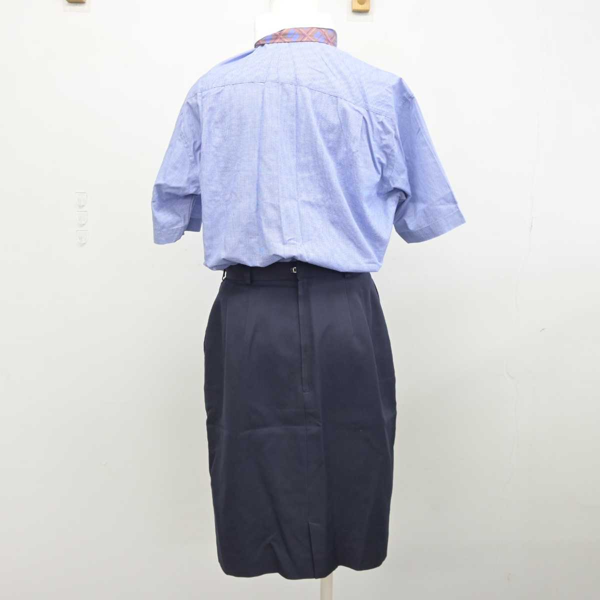 【中古】 マクドナルド 女子制服 4点 (シャツ・ベスト・スカート) sf045719