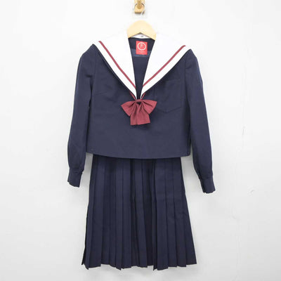 【中古】愛知県 稲沢市立治郎丸中学校 女子制服 3点 (セーラー服・スカート) sf045727