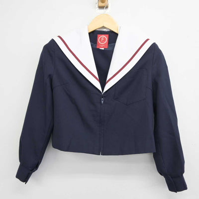 【中古】愛知県 稲沢市立治郎丸中学校 女子制服 2点 (セーラー服・スカート) sf045728