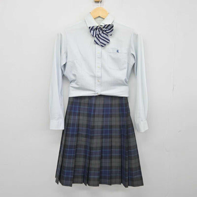 【中古】東京都 東洋大学 京北中学高等学校 女子制服 4点 (ブレザー・シャツ・スカート) sf045730