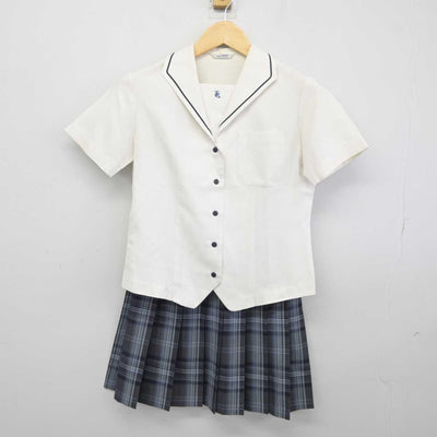 【中古】東京都 東洋大学 京北中学高等学校 女子制服 3点 (ニットベスト・シャツ・スカート) sf045733