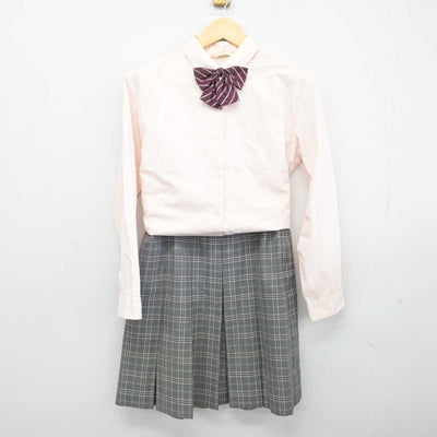 【中古】東京都 立川女子高等学校 女子制服 4点 (ブレザー・シャツ・スカート) sf045734