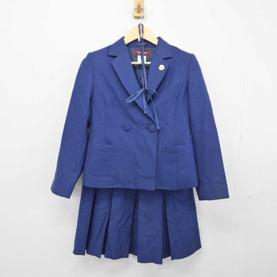 【中古】茨城県 水戸商業高等学校 女子制服 4点 (ブレザー・ベスト・スカート) sf045745