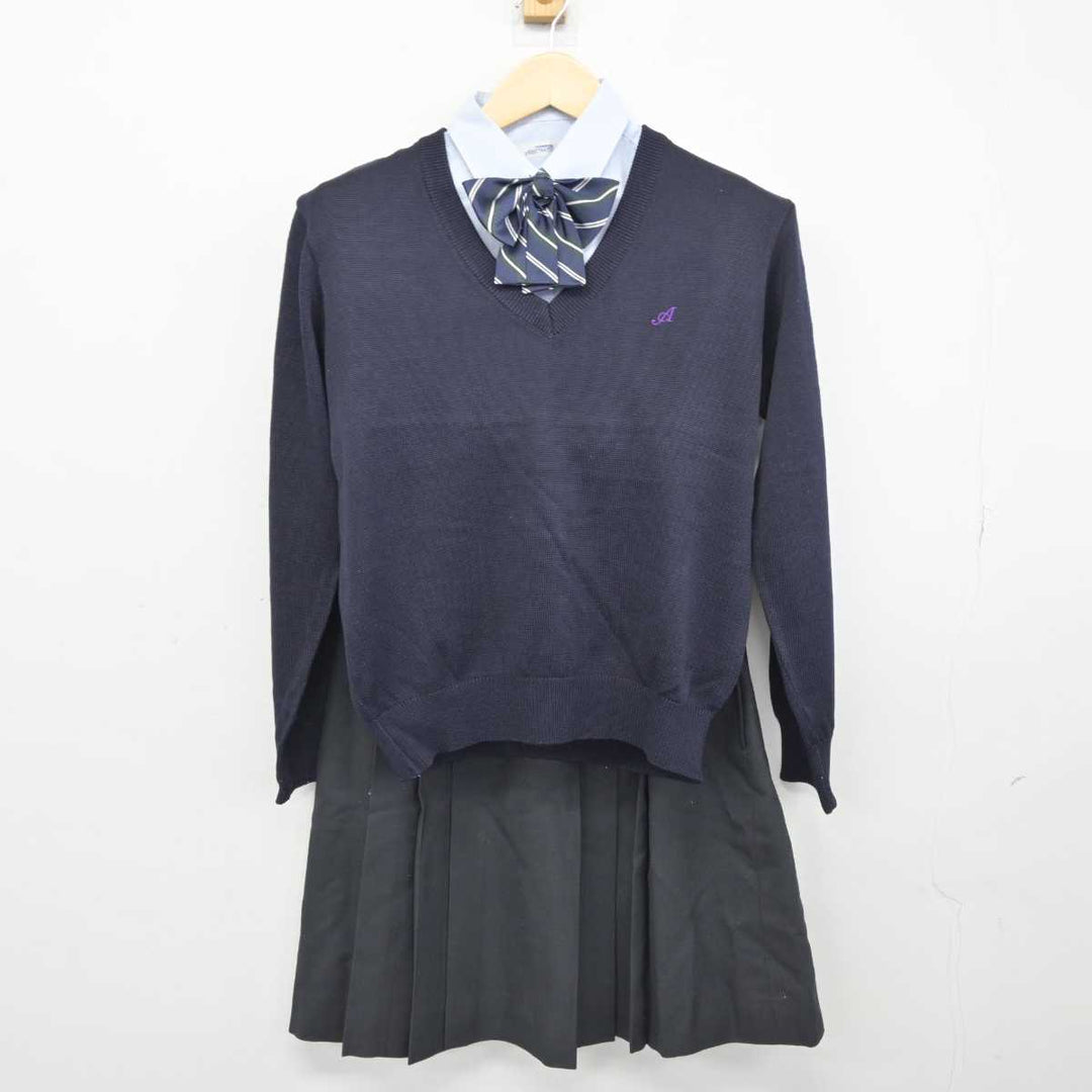 【中古】北海道 市立札幌旭丘高等学校 女子制服 5点 (ブレザー・ニット・シャツ・スカート) sf045759 | 中古制服通販パレイド