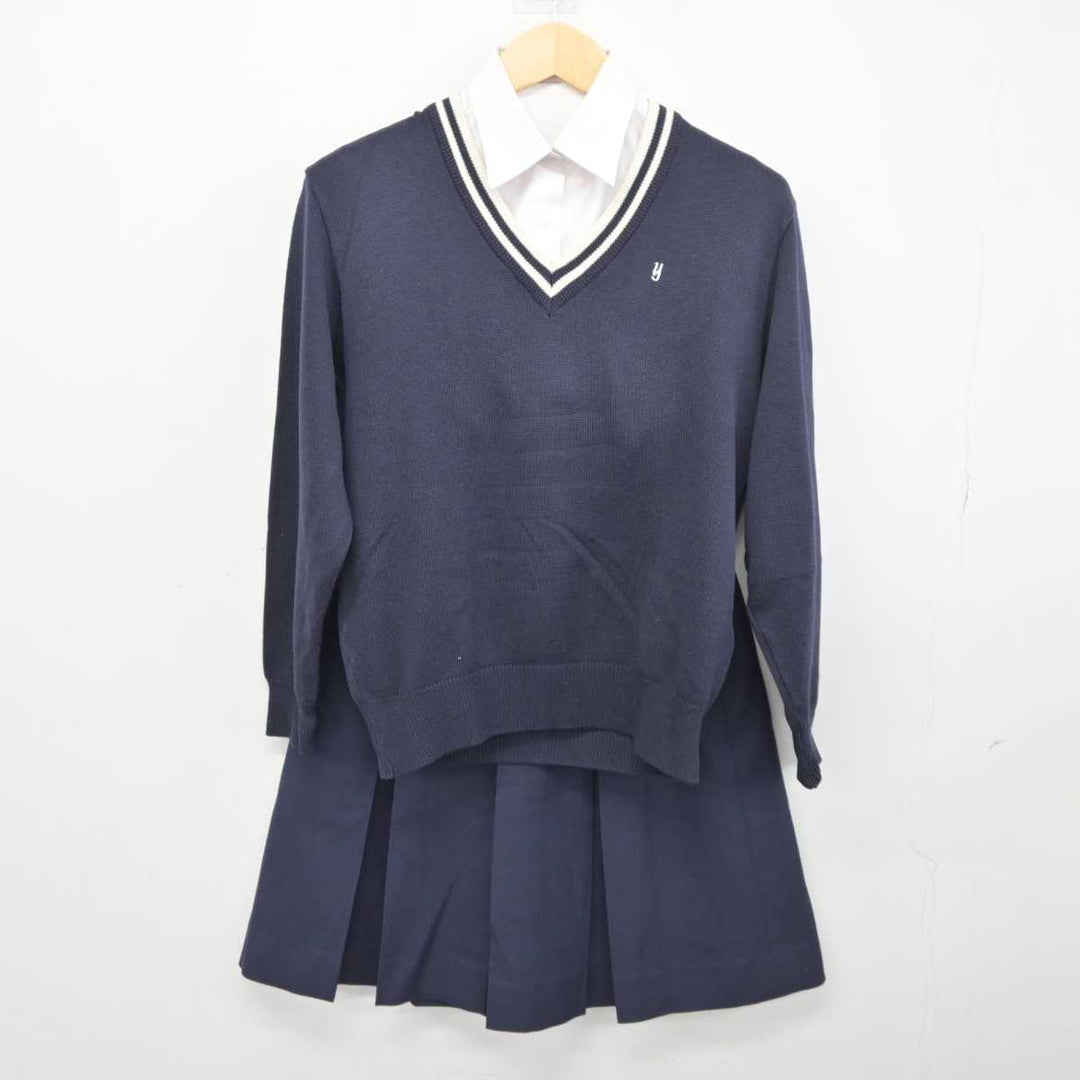 【中古】埼玉県 与野高等学校 女子制服 4点 (ブレザー・ニット・シャツ・スカート) sf045762 | 中古制服通販パレイド