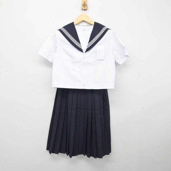 中古】愛知県 木曽川中学校 女子制服 1点 (セーラー服・スカート 