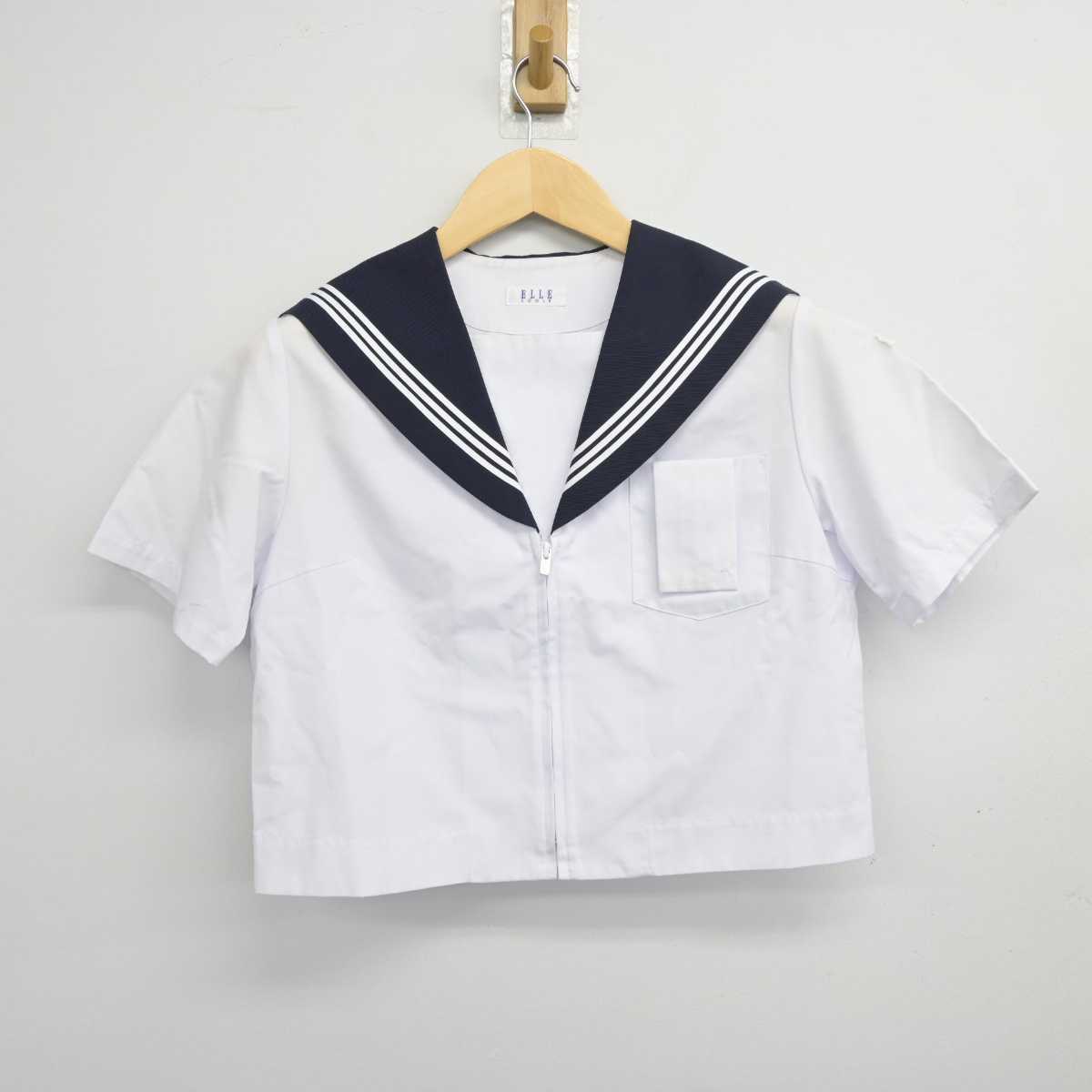 【中古】愛知県 木曽川中学校 女子制服 2点 (セーラー服・セーラー服) sf045772