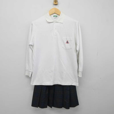 【中古】神奈川県 柏ケ谷中学校 女子制服 2点 (シャツ・スカート) sf045791