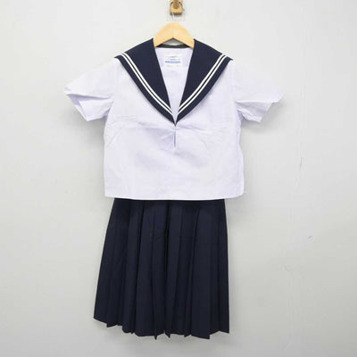 【中古】愛知県 知立中学校 女子制服 2点 (セーラー服・スカート) sf045801