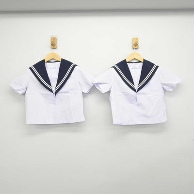 【中古】愛知県 知立中学校 女子制服 2点 (セーラー服・スカート) sf045801